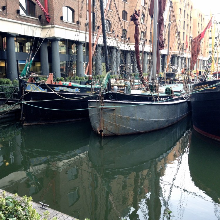 Ships at St. Katherine Docks